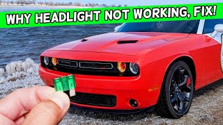 Why Dodge Challenger Headlight Not Working, Dodge Challenger Headlight Out 2014 2024
