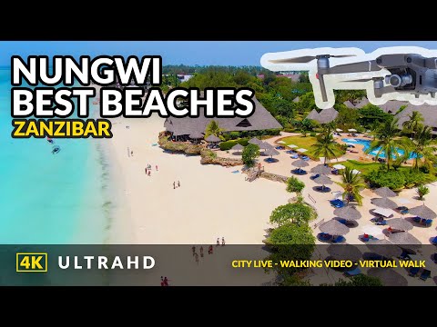 Nungwi Best Beaches in Zanzibar 4K Drone View 2021