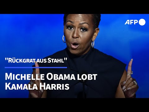 Michelle Obama: Kamala Harris hat ein "Rückgrat aus Stahl" | AFP