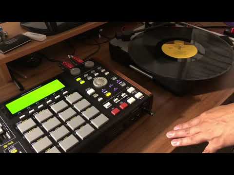 Making of a hip hop beat MPC-1000 PT01 Vinyl