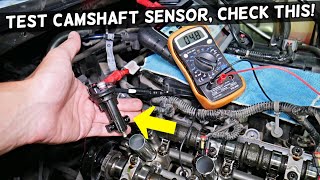 HOW TO TEST CAMSHAFT POSITION SENSOR WITH 4 WIRES