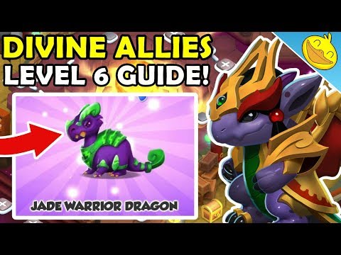 Divine Allies LEVEL 6 GUIDE! CHEAPEST PATHS + JADE WARRIOR UNLOCKED! - DML #1200