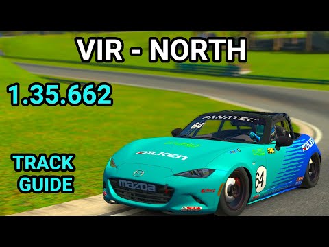 Streckenführer VIR - Nord Mazda MX5 Fixed iRacing