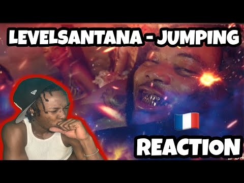 AMERICAN REACTS TO FRENCH DRILL RAP! LEVELSANTANA - JUMPING W/ENGLISH LYRICS