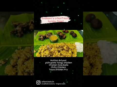 Sivakami Biriyani Sunday Feast. #biriyani #foodie #coimbatore #coimbatorelife