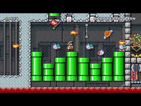 NA's SMWRP - Lemmy's Castle by Bowler - SUPER MARIO MAKER - NO COMMENTARY 1bj