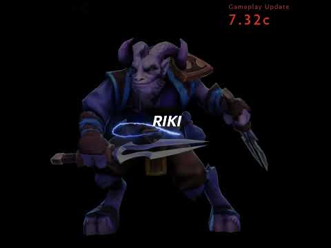 RIKI DOTA 2 PATCHES 7.32c #shorts #dota2