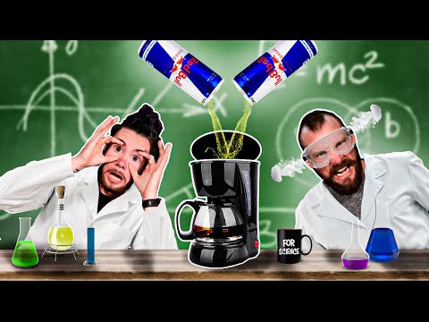 Brewing Coffee With Redbull for SCIENCE