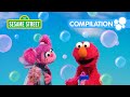 Sesame Street Elmo Plays With Bubbles Bubble Fun Compilation