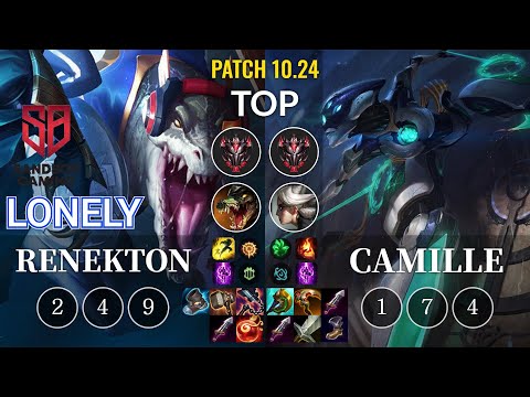 SB Lonely Renekton vs Camille Top - KR Patch 10.24