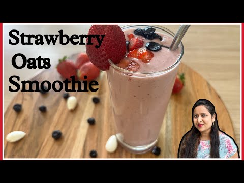 Strawberry Oats Smoothie