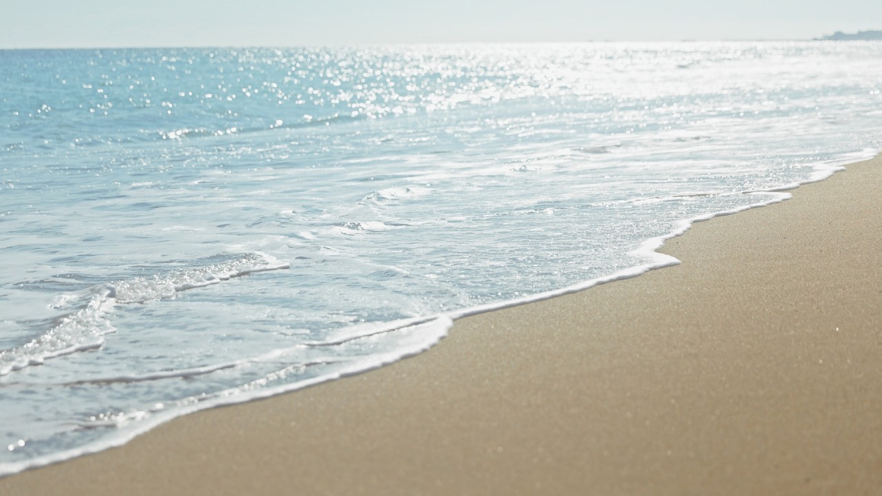 【自然の音】砂浜と静かな波のきらめき / Nature Sounds - Quiet Shore in Luminous Light