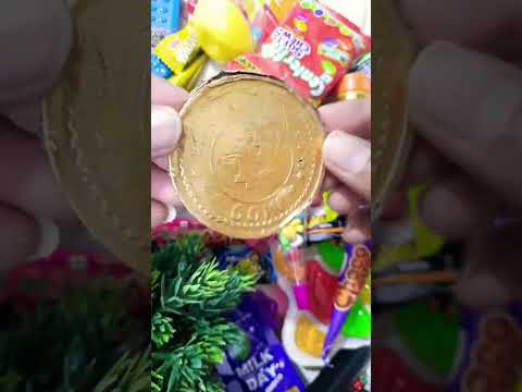 Chocolate Coin Candy #shorts #youtubeshorts #asmr