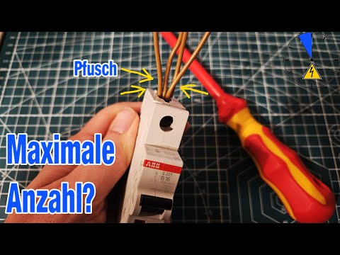 Wie viele Leitungen in einen Leitungsschutzschalter? Sicherungsautomaten maximal?