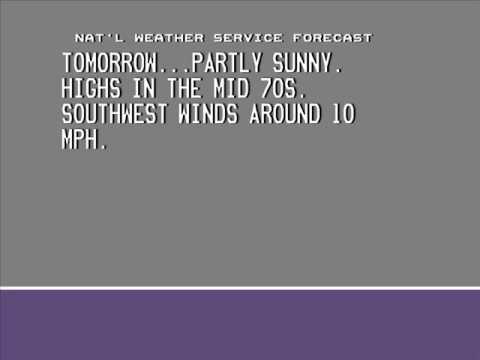 WeatherSTAR I Emulation