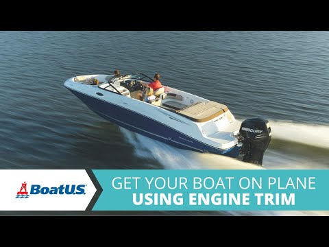 How to Get Your Boat On Plane Using Engine Trim | BoatUS