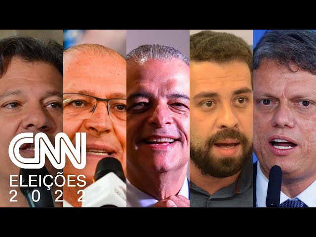 Pesquisa Ipespe para SP: Haddad e Alckmin têm 20%; França, 12%; Boulos 10% e Tarcísio, 7% | CNN 360º