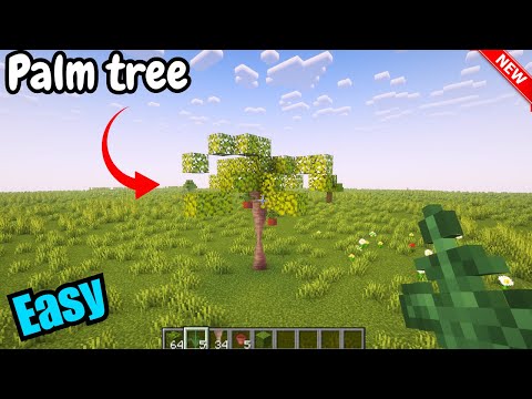 Insane Minecraft Palm Tree Build in 1.20! Watch Now