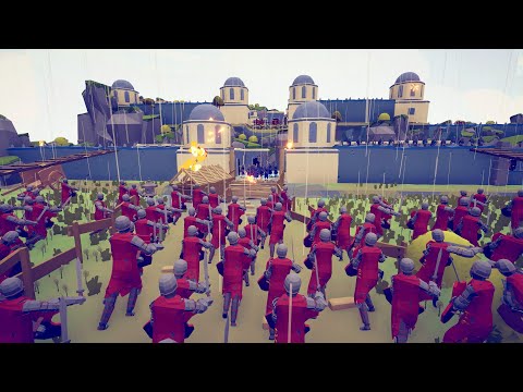 200x MEDIEVAL KNIGHTS SIEGE ENEMY CASTLE - Totally Accurate Battle Simulator TABS