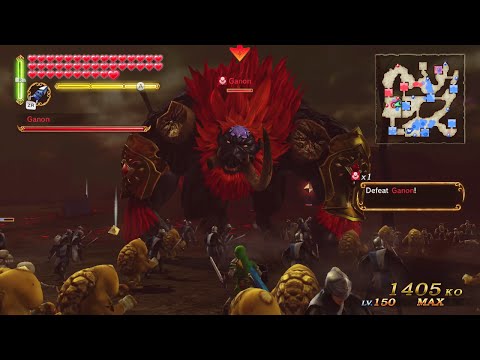 Hyrule Warriors Final Boss Battles: The Demon King Ganondorf and Dark Beast Ganon - Ganon's Tower