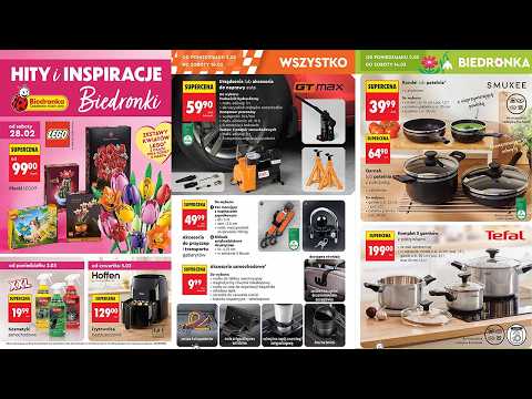 ❤️ Gazetka BIEDRONKA od 2 marca 2026 🏠 Hity i Inspiracje na 8 MARCA! 🌷