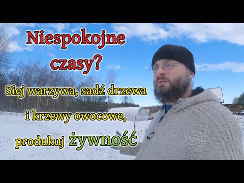 Siej warzywa, sadź drzewka i krzewy owocowe na cięższe czasy -  bezpieczeństwo żywieniowe