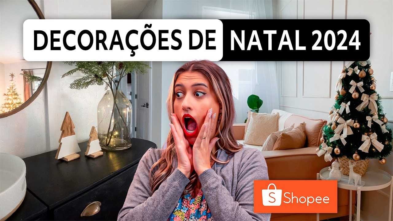 ACHADINHOS SHOPEE - MAIS DECORAÇÕES DE NATAL 2024