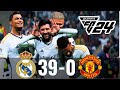 FC 24 PS5 Gameplay- Real Madrid 39-0 Man United -Ft, Messi , Ronaldo, Mbappe, Salah, Bellingham