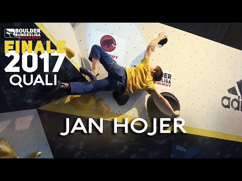 Jan Hojer runs up the final qualification problems | Boulder-Bundesliga Highlights