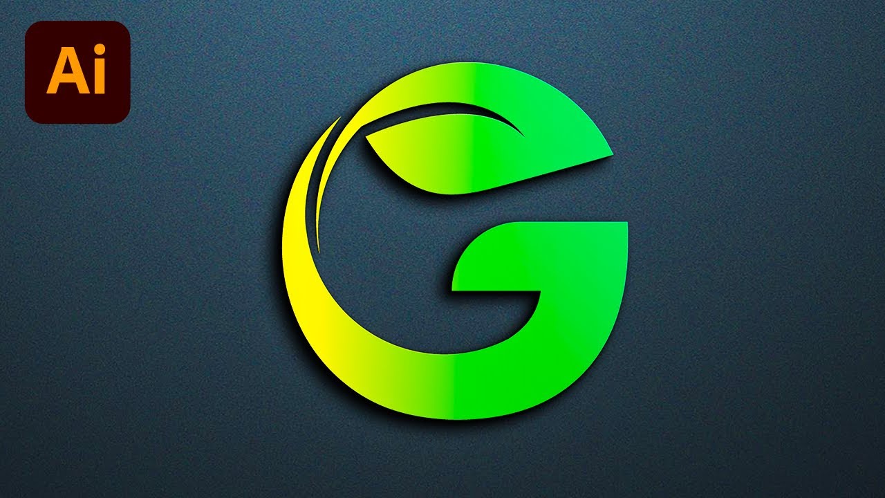 How to design a simple logo in illustrator - G letter logo design - Logo design for biggers