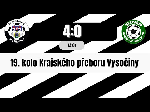 Sestřih branek: FK Maraton Pelhřimov –TJ Slavoj Kamenice nad Lipou, 22. 4. 2023, 19. kolo KP