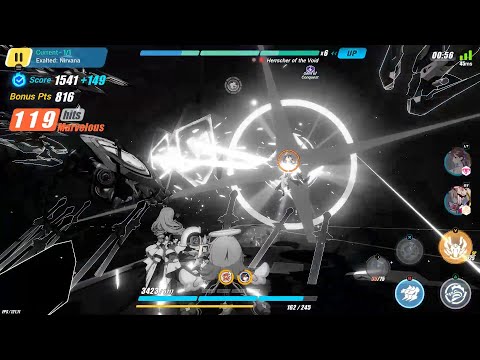 [EX Abyss] Nirvana 475D - Herrscher of the Void (Ice) 775 - HR (SS0) / JK (SSS) / RC, 4*Ely