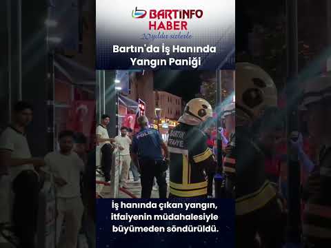 🔥 Bartın’da iş hanında yangın paniği #bartın #haber #sondakika #news #gündem