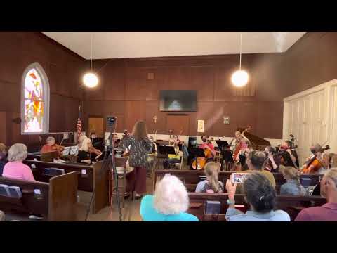 Concertino Strings Confluence by Renata Bratt piano solo by Robert Jackson