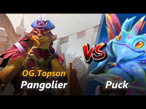 Topson mid Pangolier vs Puck | First 10 minutes