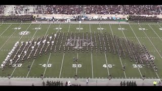 Fightin' Texas Aggie Band Halftime Show - 4-Way Cross for LSU Game at Kyle Field - Nov 24, 2016