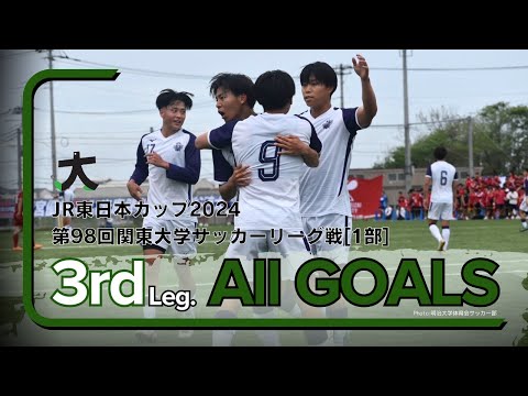 経済学科 『JR東日本カップ2024 第98回 関東大学サッカーリーグ戦』1部リーグ第3節ゴール集