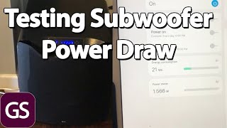 How Much Power Do large Subwoofers Pull From The Wall?