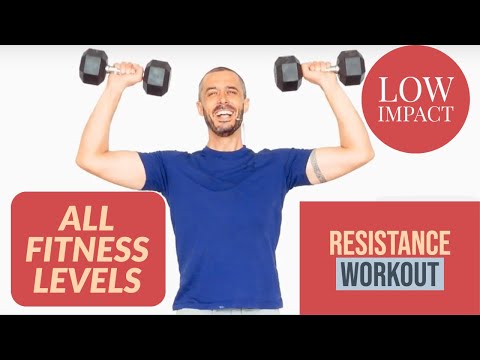 Upper body resistance workout for ALL LEVELS
