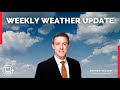 Chance for rain to end the week, warming into weekend | Weekly weather update