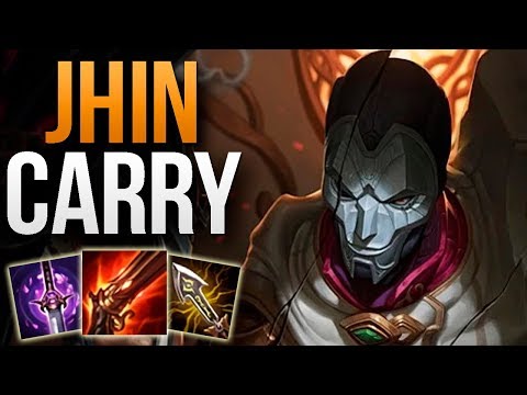 INSANE JHIN FAST SOLO CARRY | CHALLENGER JHIN ADC GAMEPLAY | Patch 9.5 S9