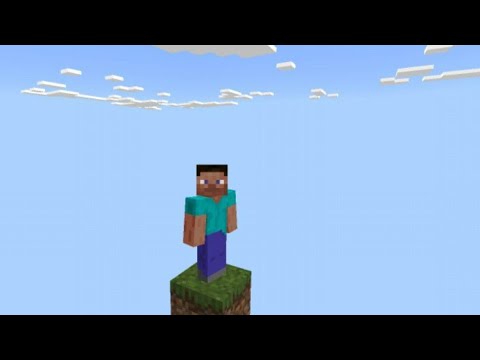 HORROR GAMER - Minecraft: Survival One Grass Block Episode 1