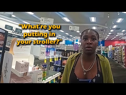 The Moment a Shoplifter's Heart Drops