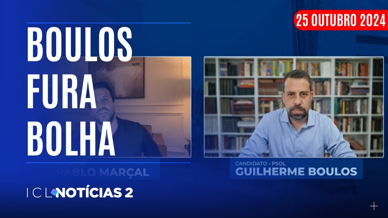 A 2 DIAS DA ELEIÇÃO, NUNES FOGE E BOULOS PARTICIPA DE SABATINA COM MARÇAL - ICL NOTÍCIAS 2 AO VIVO