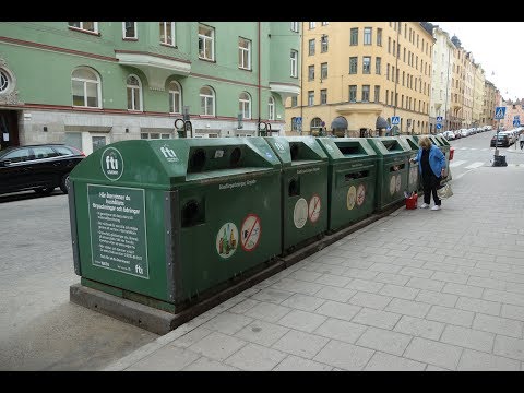 Återvinning på Tomtebogatan Sthlm 2017