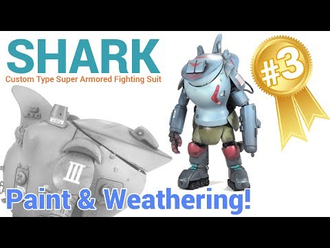 I got 3rd place! Street Sharks + Maschinen Krieger (SF3D) - My first custom model