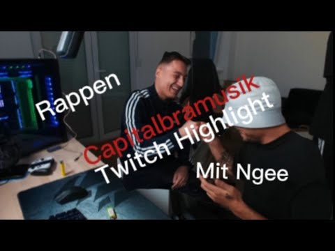 Capital bra Ngee Talk😂 Freestyle?😳/ Twitch Highlight