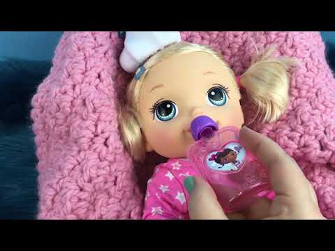 Baby Alive Baby Go Bye Bye Doll Sick with Doc McStuffins Diaper Bag Video