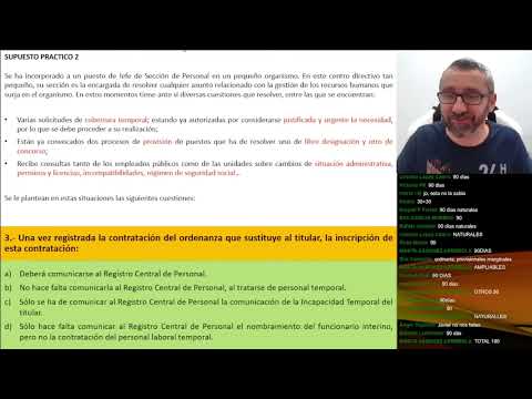 37.- Supuesto práctico 2/3 - AGE C1 Promoción Interna  2013 | Personal