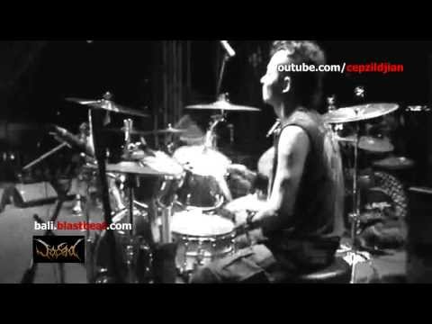 Abas Jasad - Rebirth Of Jatisunda﻿ (drum-cam) Live at FANATIK Bali 2013